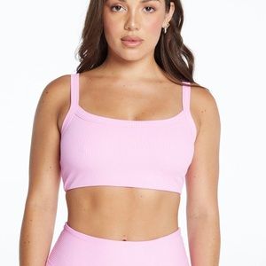 Year of Ours Ribbed Bralette - Small - YOS pink